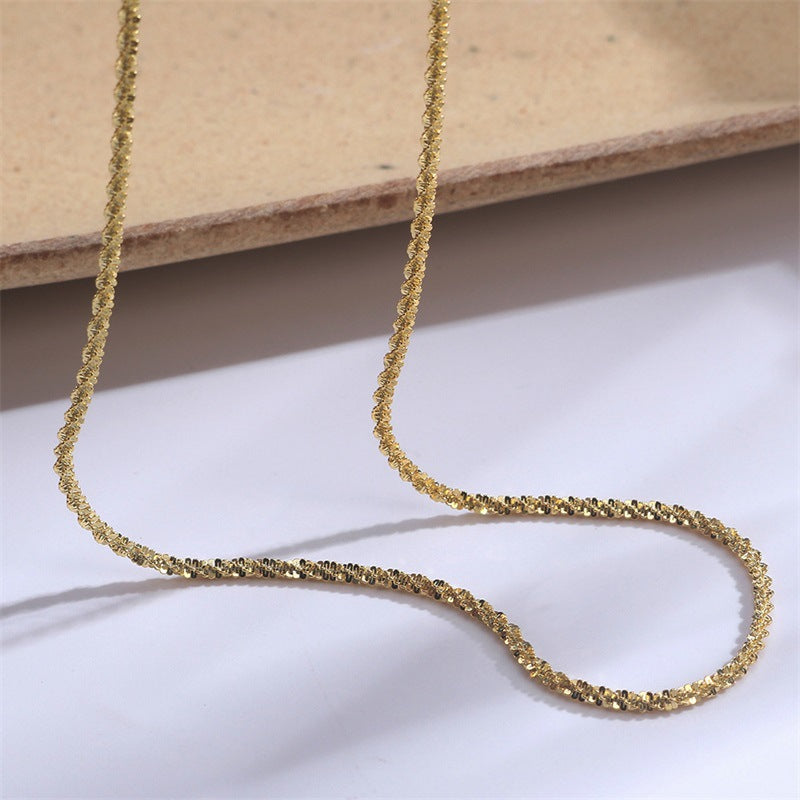 Elegant Gold Chain Necklace