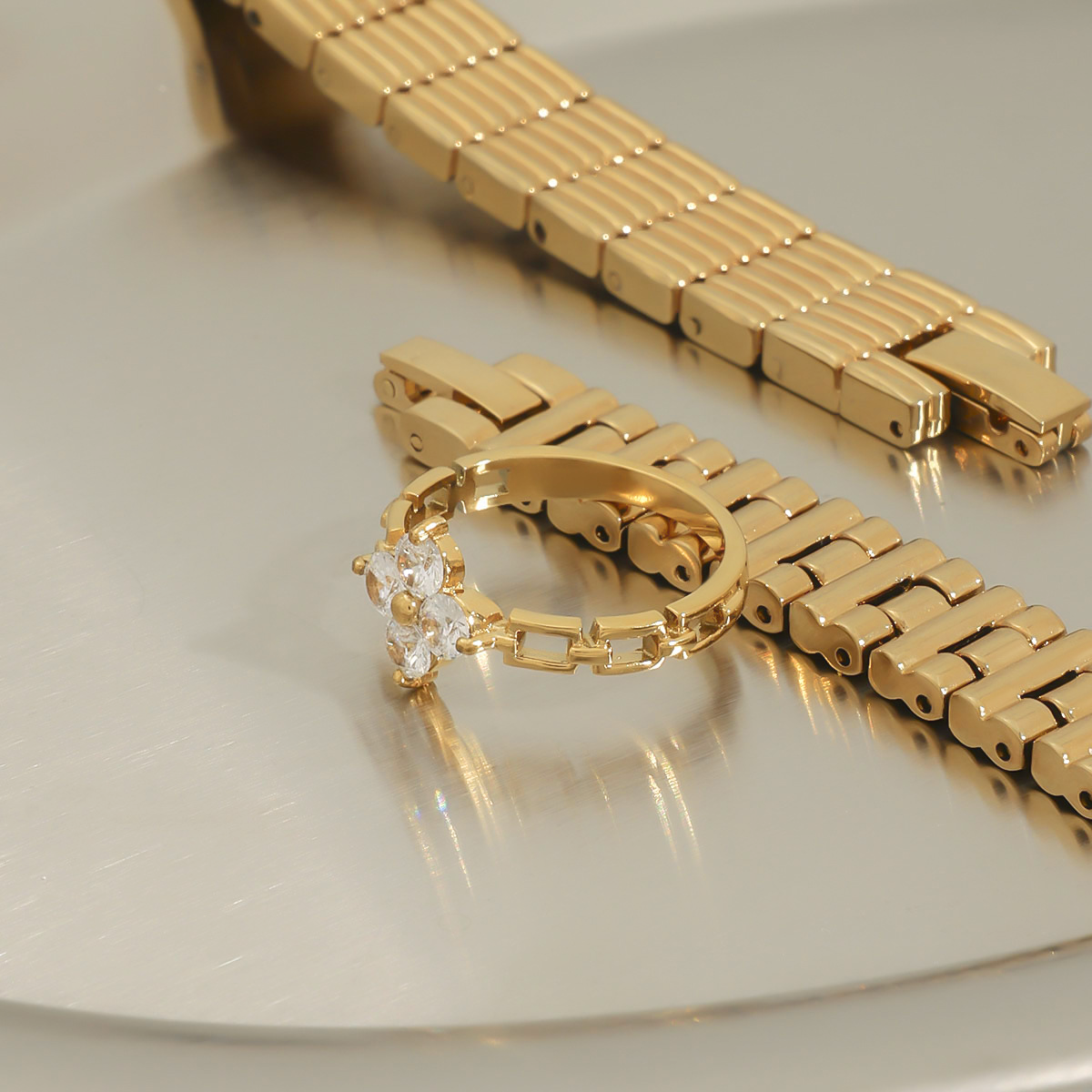 Clestine Diamond Bloom Ring