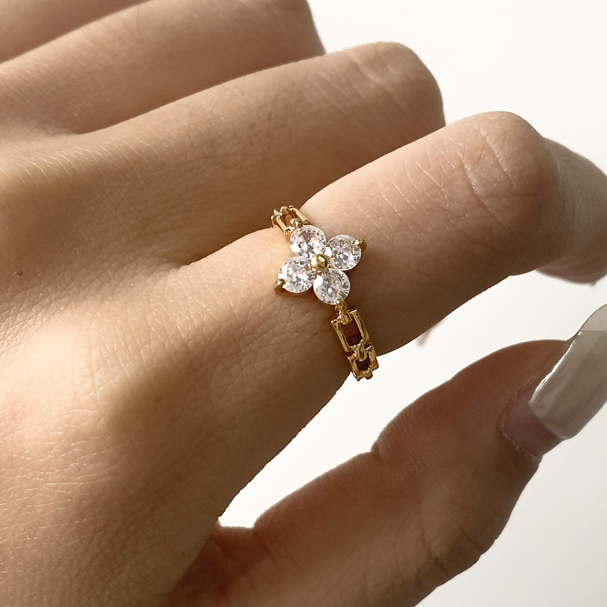 Clestine Diamond Bloom Ring