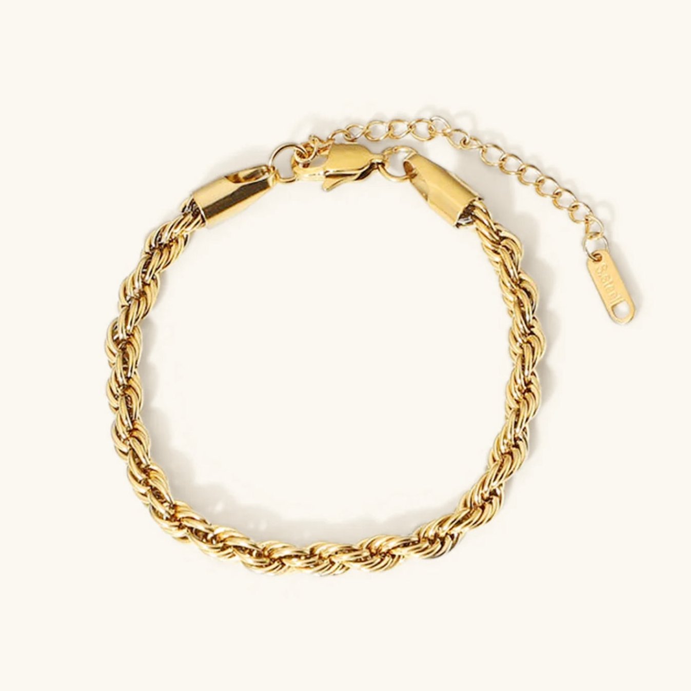 Ethereal Gold Rope Bracelet