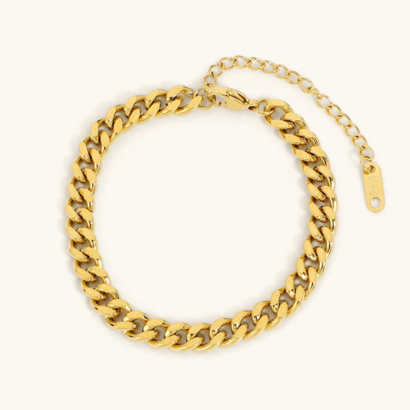 Radiant Gold Chain Bracelet