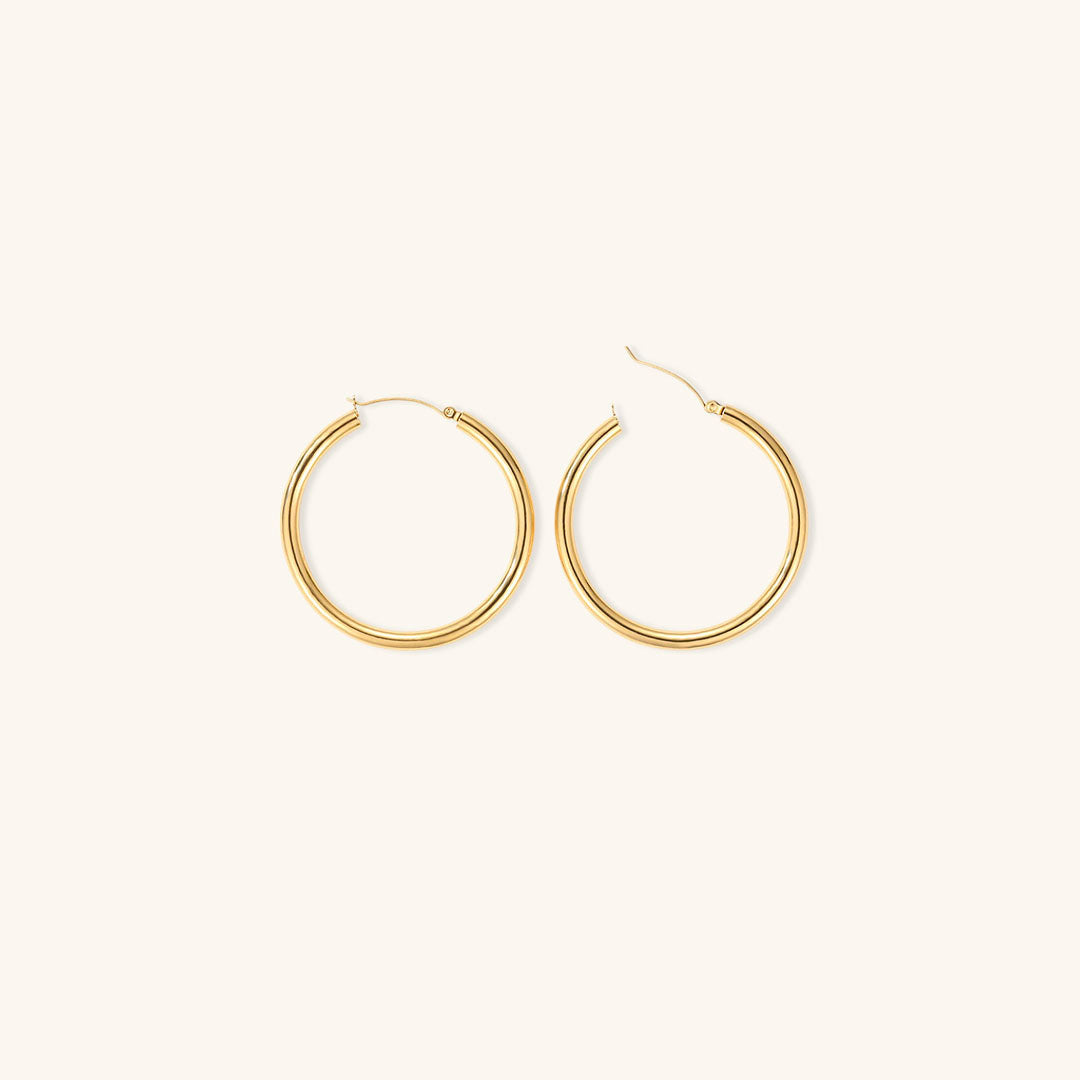 Chunky Gold & Silver Statement Hoops
