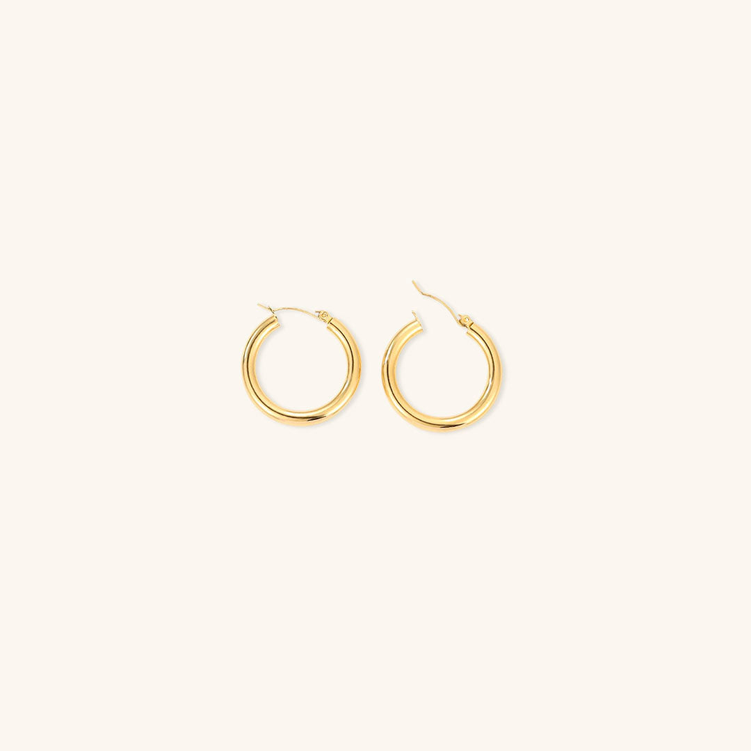 Chunky Gold & Silver Statement Hoops