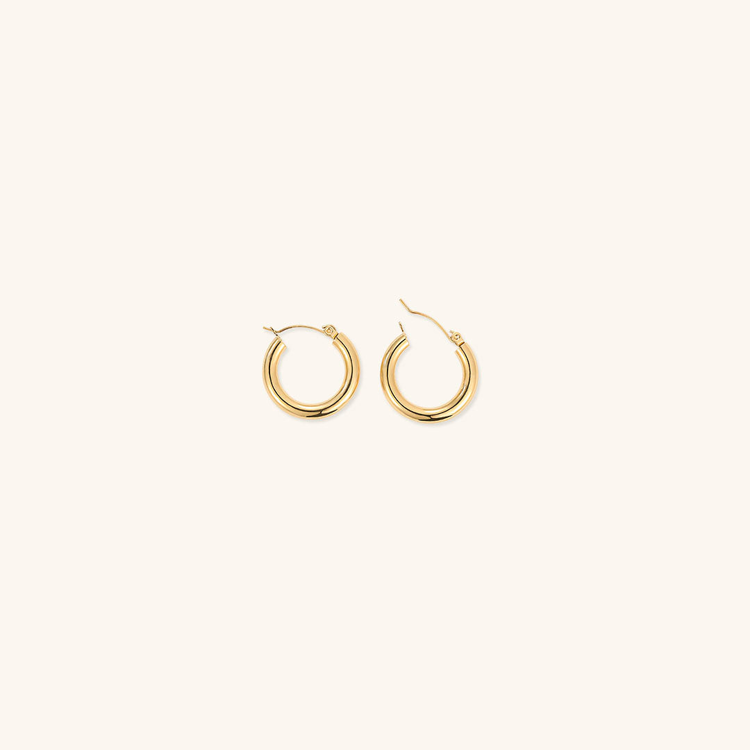 Chunky Gold & Silver Statement Hoops