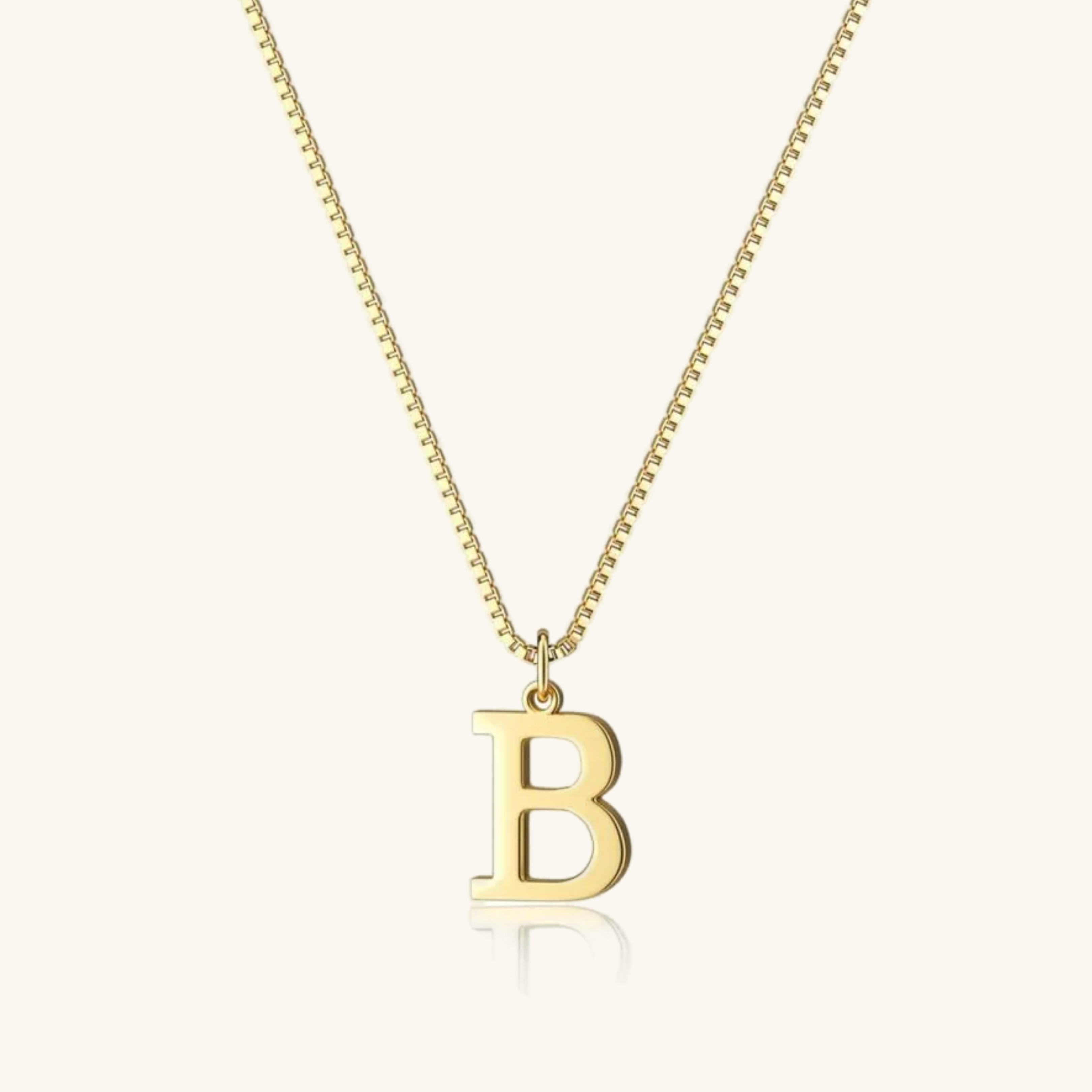 Personalized Initial Gold Necklace