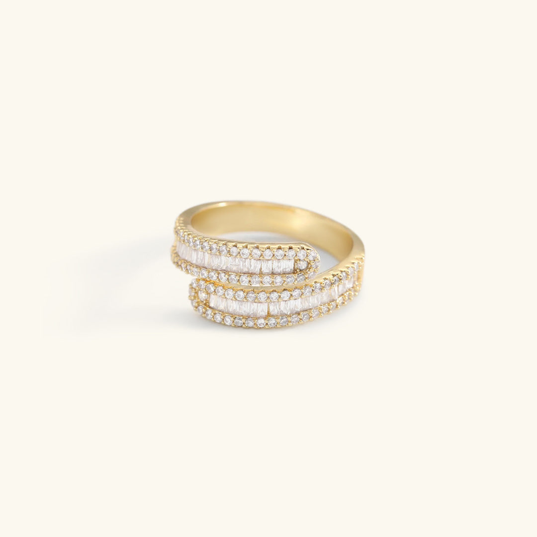 Dazzling Clarity Adjustable Ring