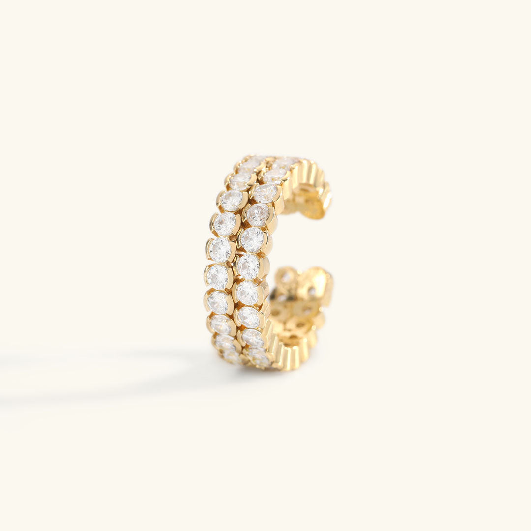 Radiant Gold Sparkle Ring