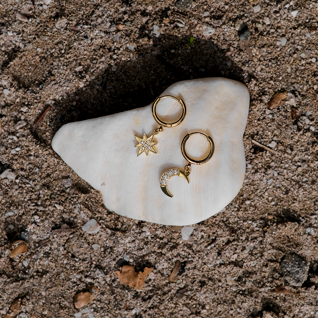 Cosmia Celestial Gold Earrings