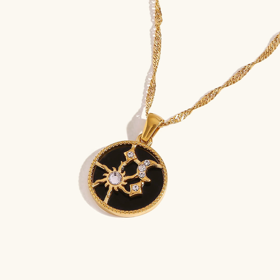 Celestial Radiance Gold Necklace