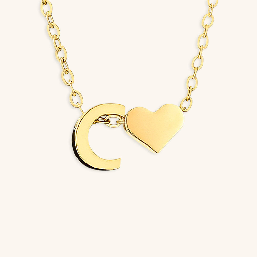Personalized Initial Gold Necklace
