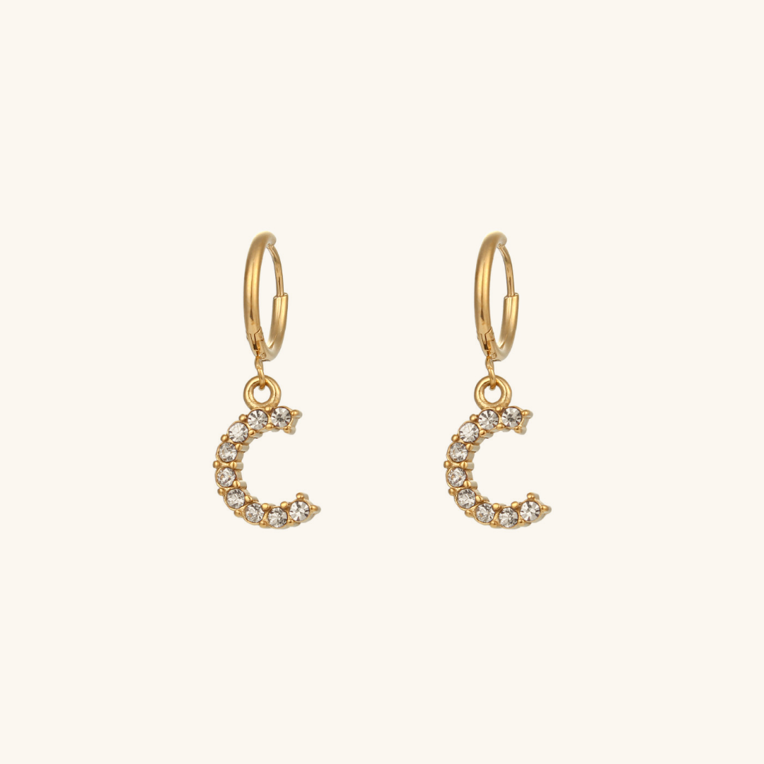 Bespoke Initial Charm Earrings