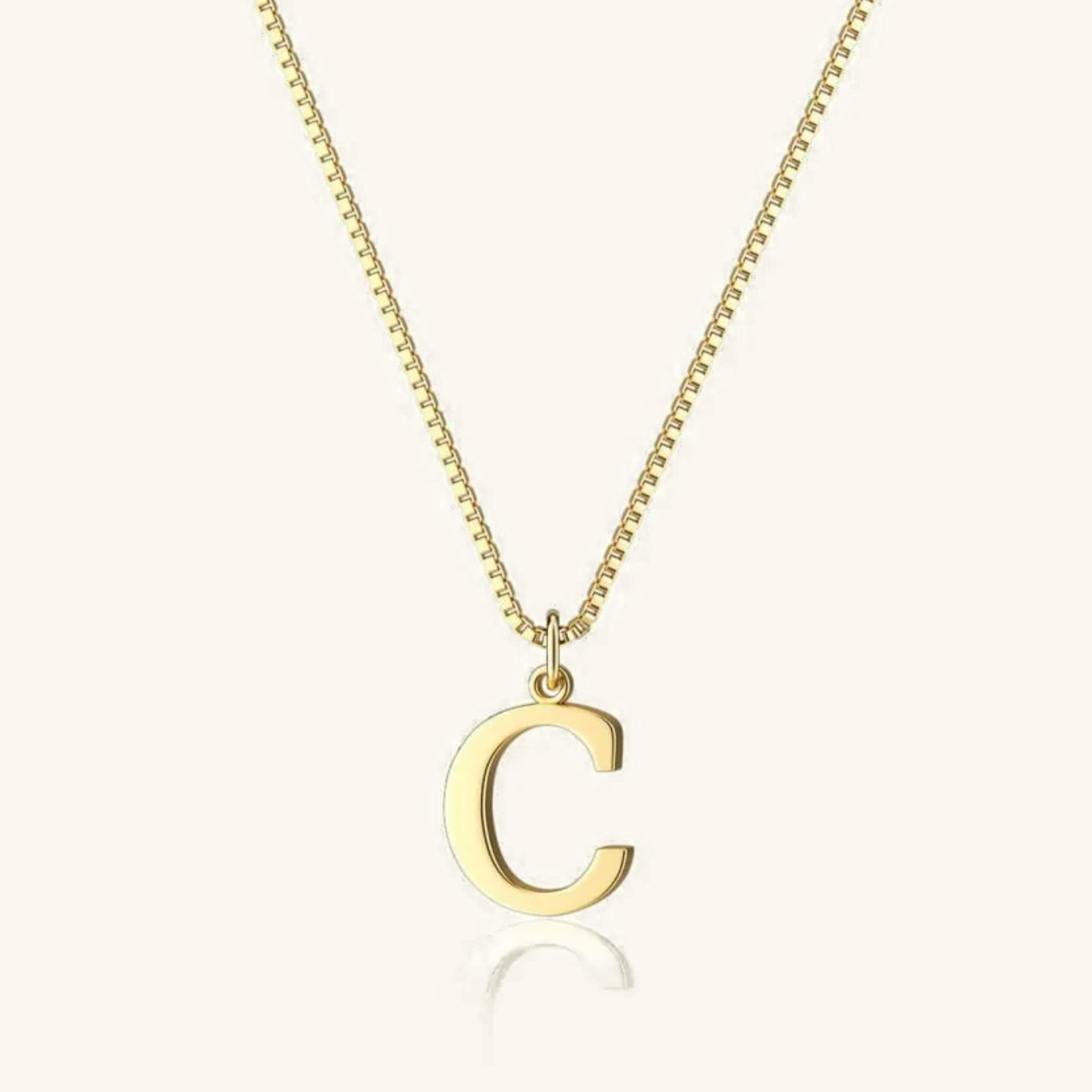 Personalized Initial Gold Necklace