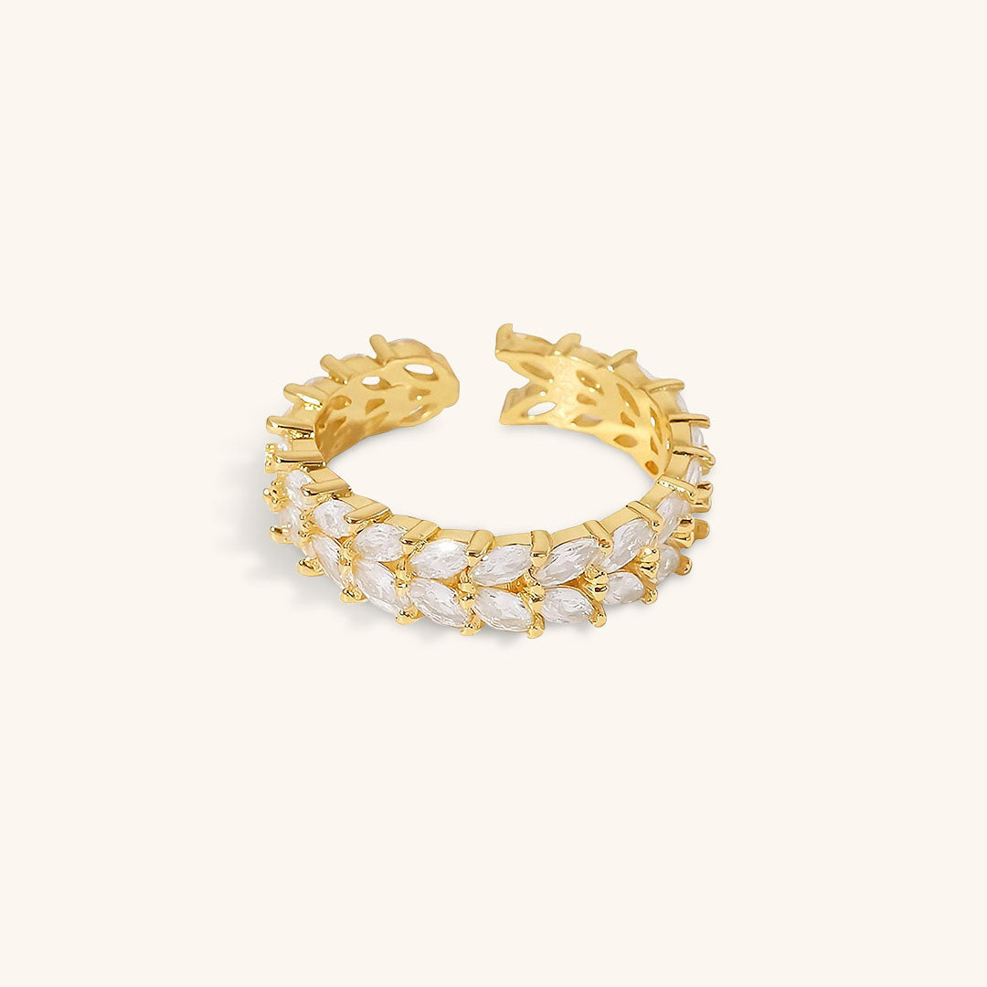 Sparkling Solstice Gold Ring