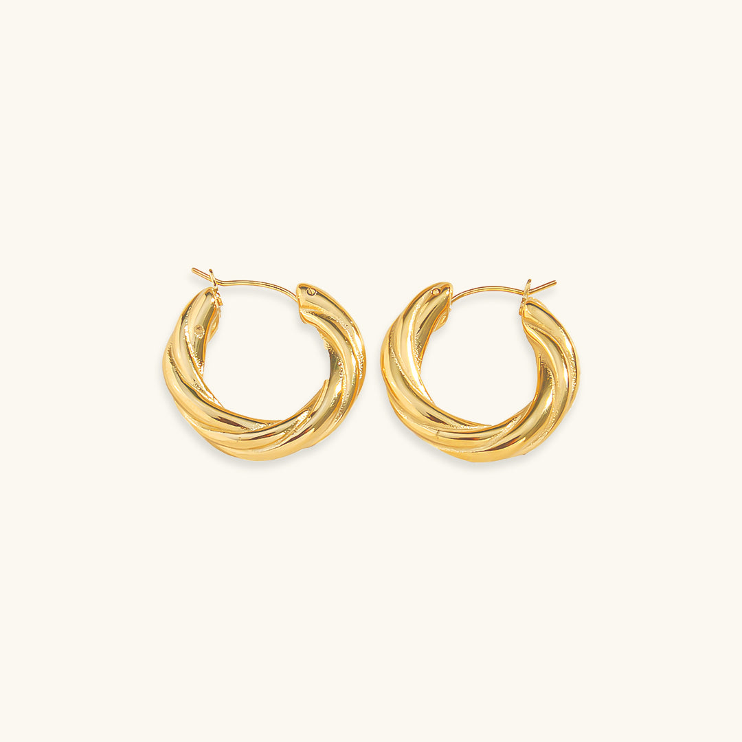 Denisse Sculpted Hoop Earrings