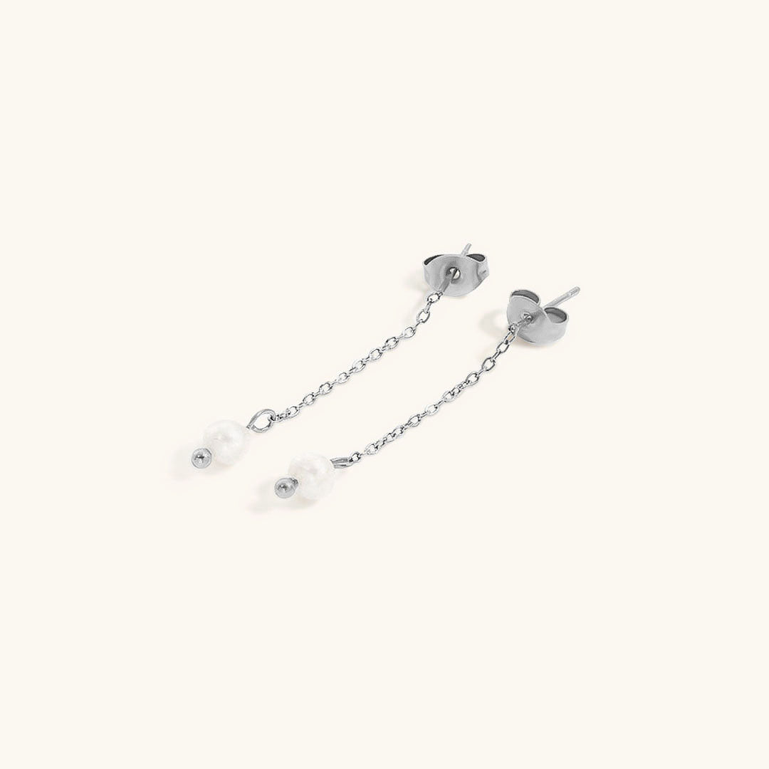 Elegant Pearl Drop Earrings