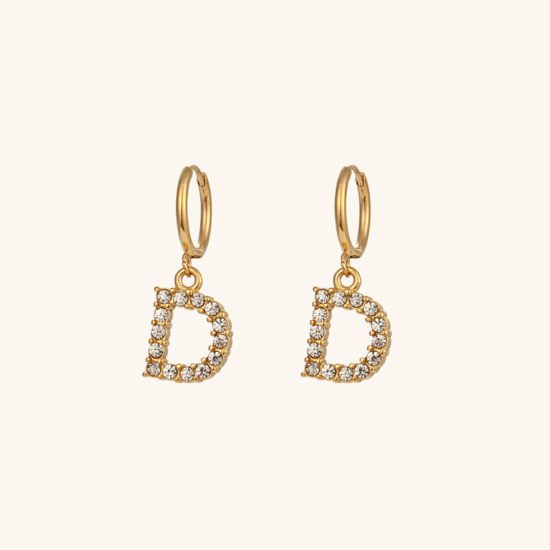 Bespoke Initial Charm Earrings