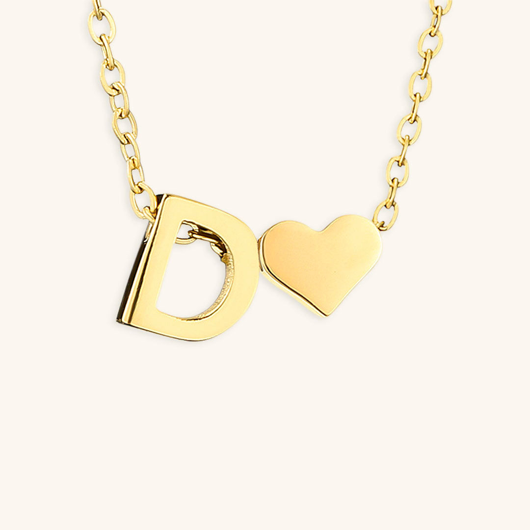 Personalized Initial Gold Necklace
