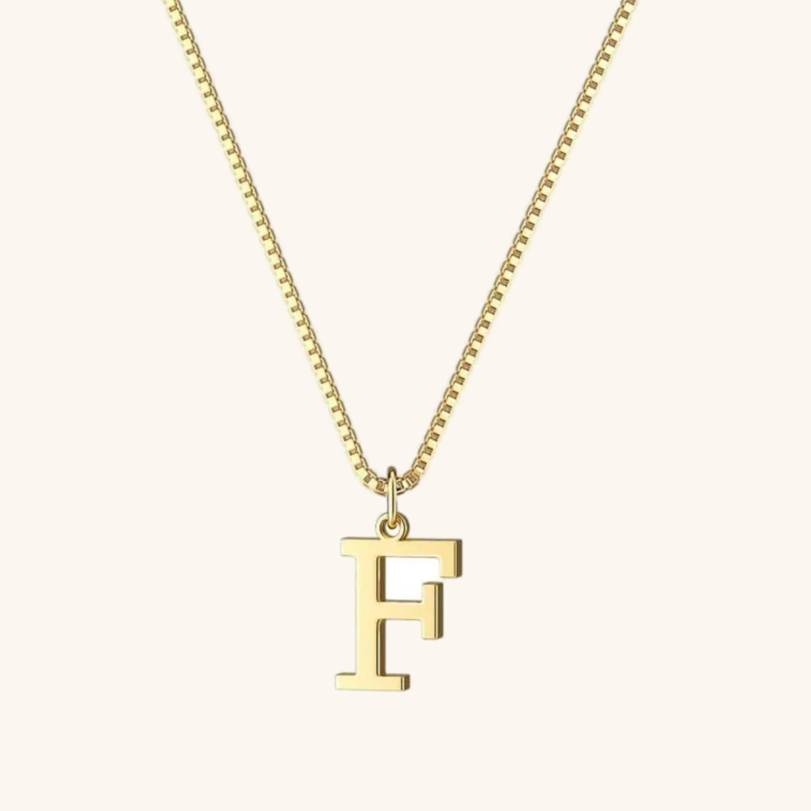 Personalized Initial Gold Necklace