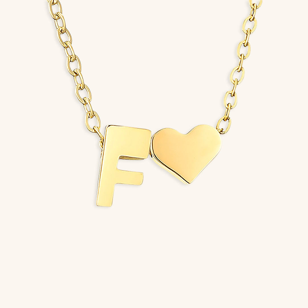 Personalized Initial Gold Necklace