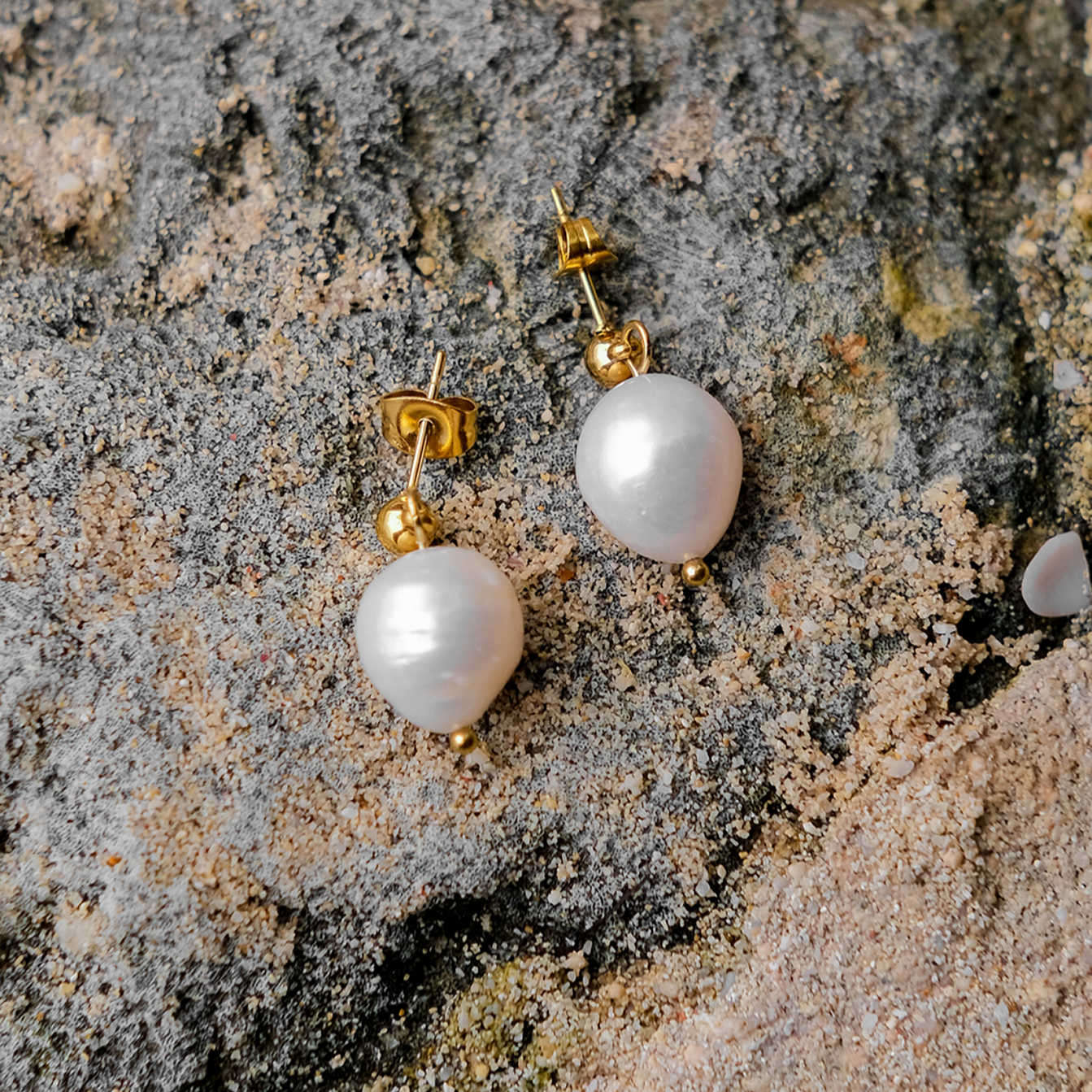 Luminous Pearl Drop Earrings