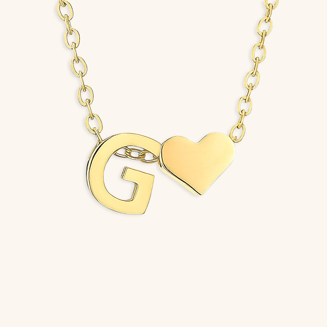 Personalized Initial Gold Necklace
