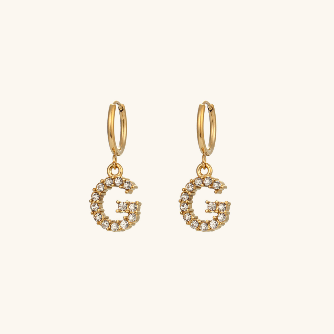 Bespoke Initial Charm Earrings