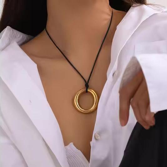 Ethereal Gold Ring Pendant