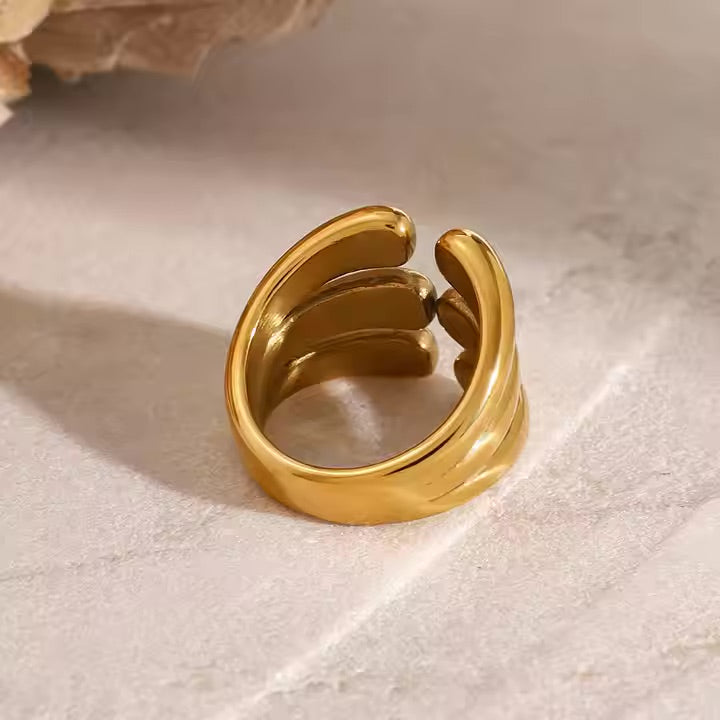 Elysian Layered Gold Band