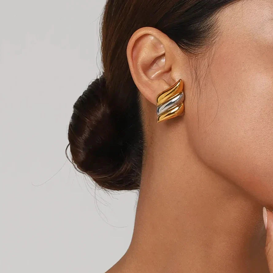 Radiant Gold Hoop Earrings