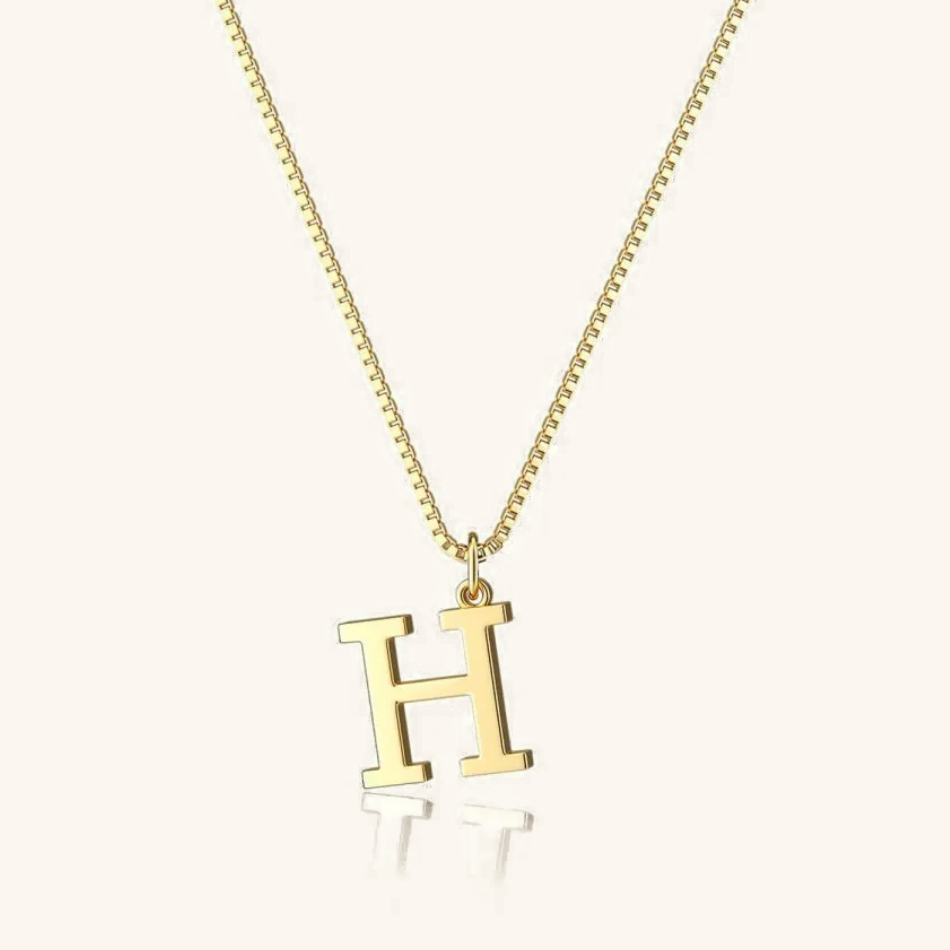 Personalized Initial Gold Necklace