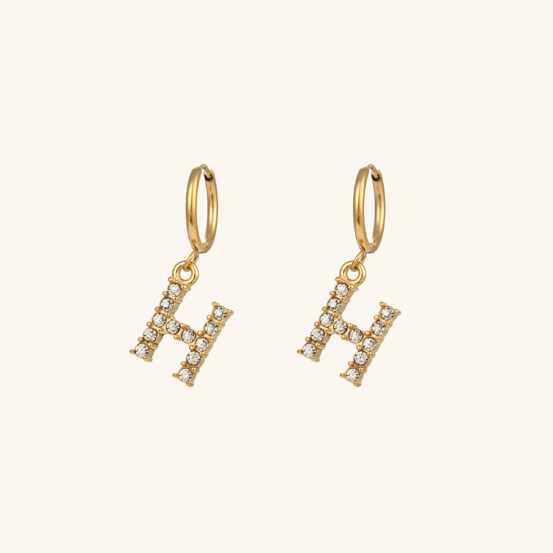 Bespoke Initial Charm Earrings