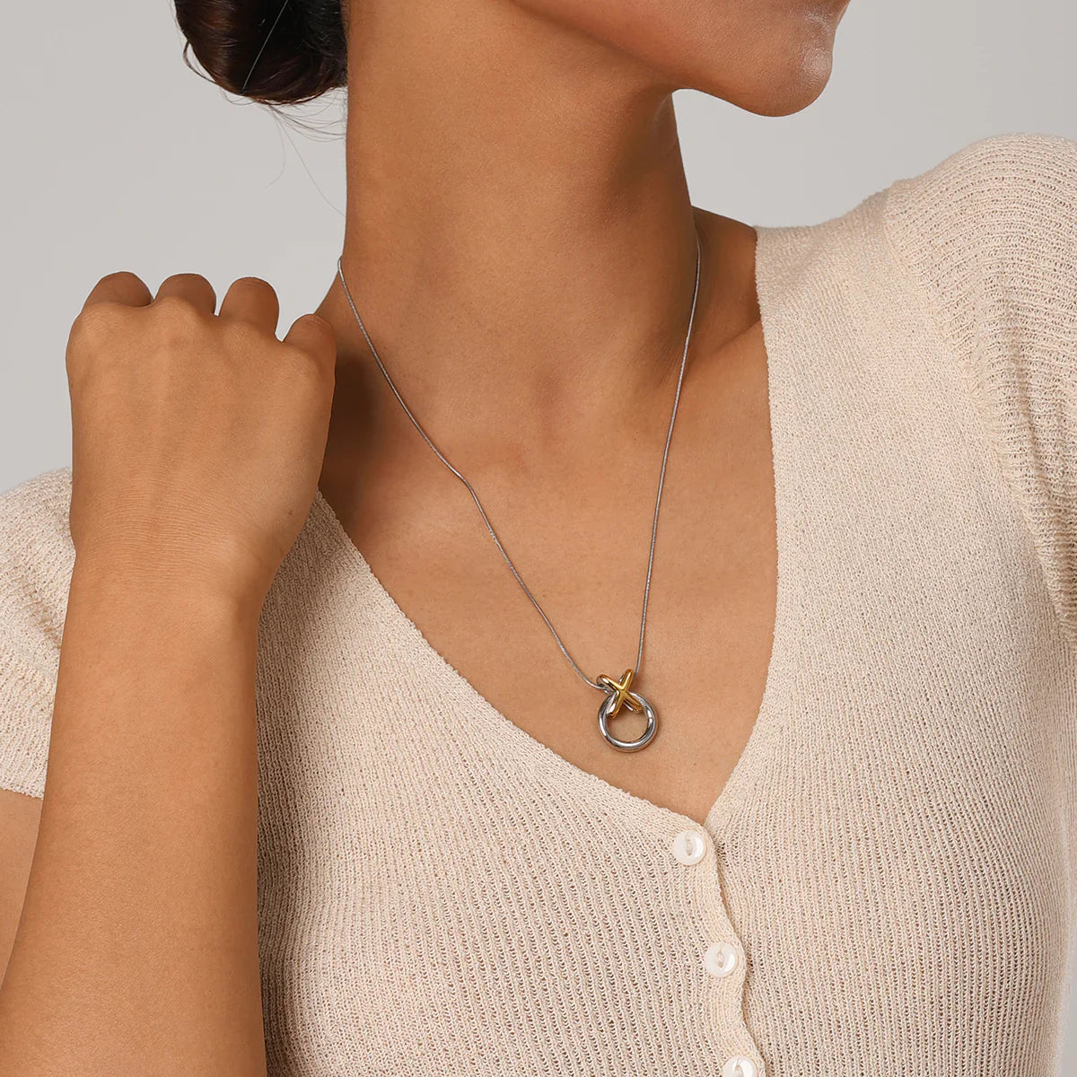 Ethereal Gold Pendant Necklace