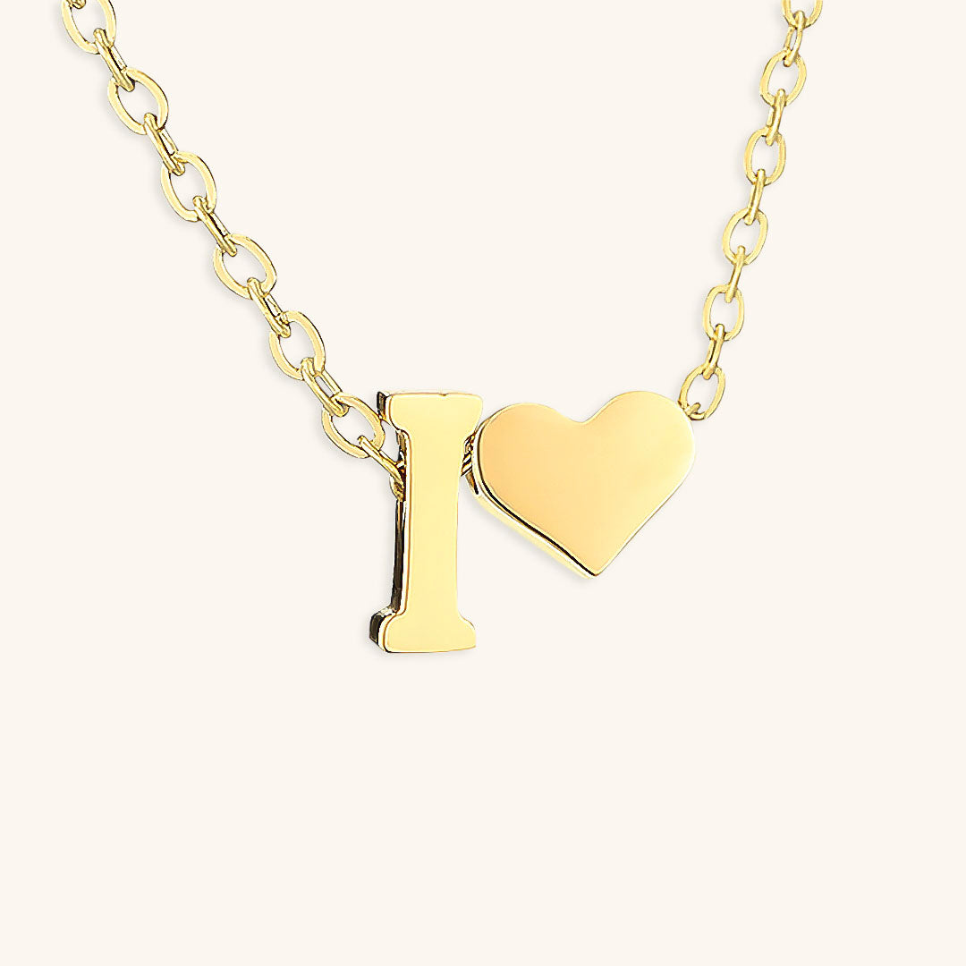 Personalized Initial Gold Necklace