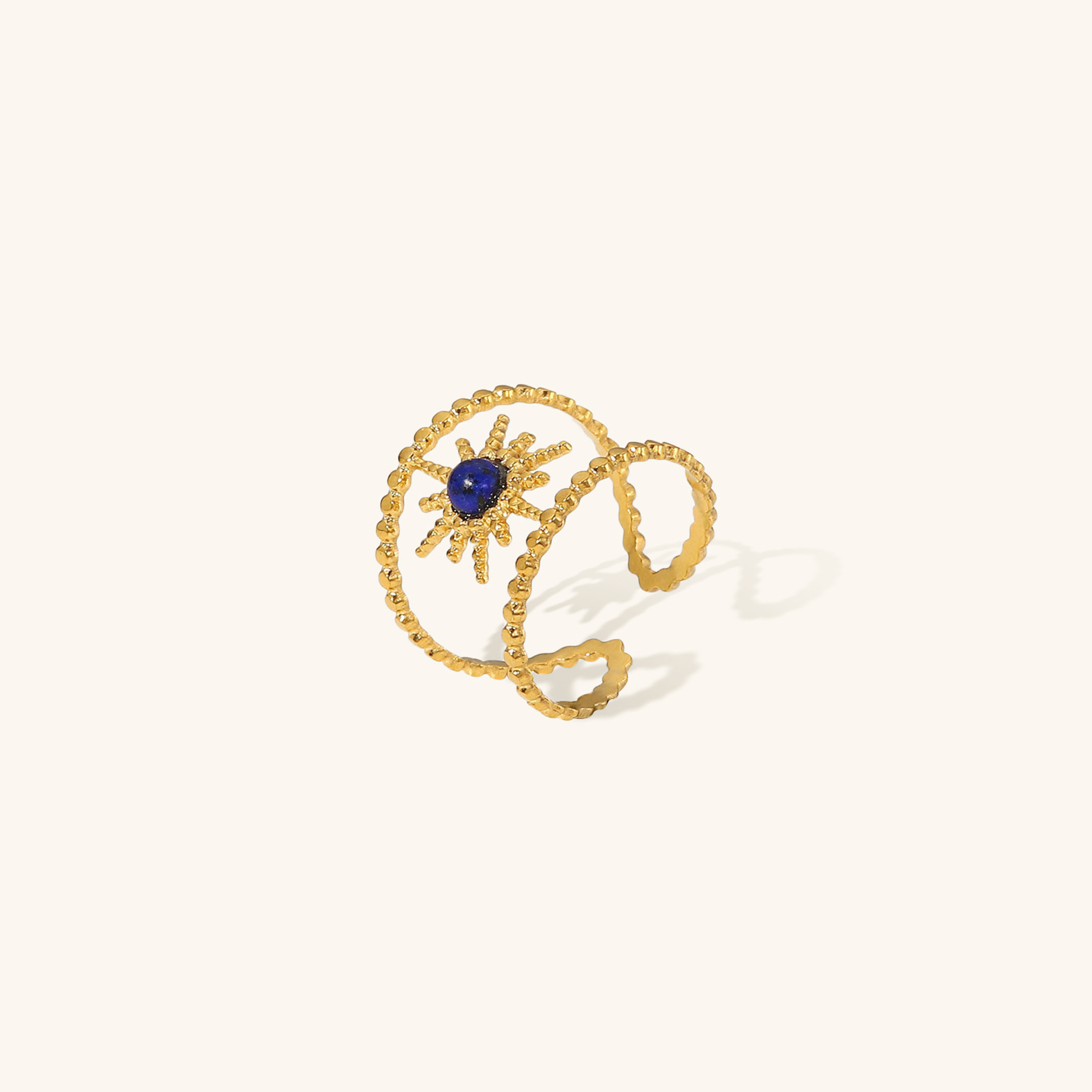 Celestial Sparkle Gold Ring