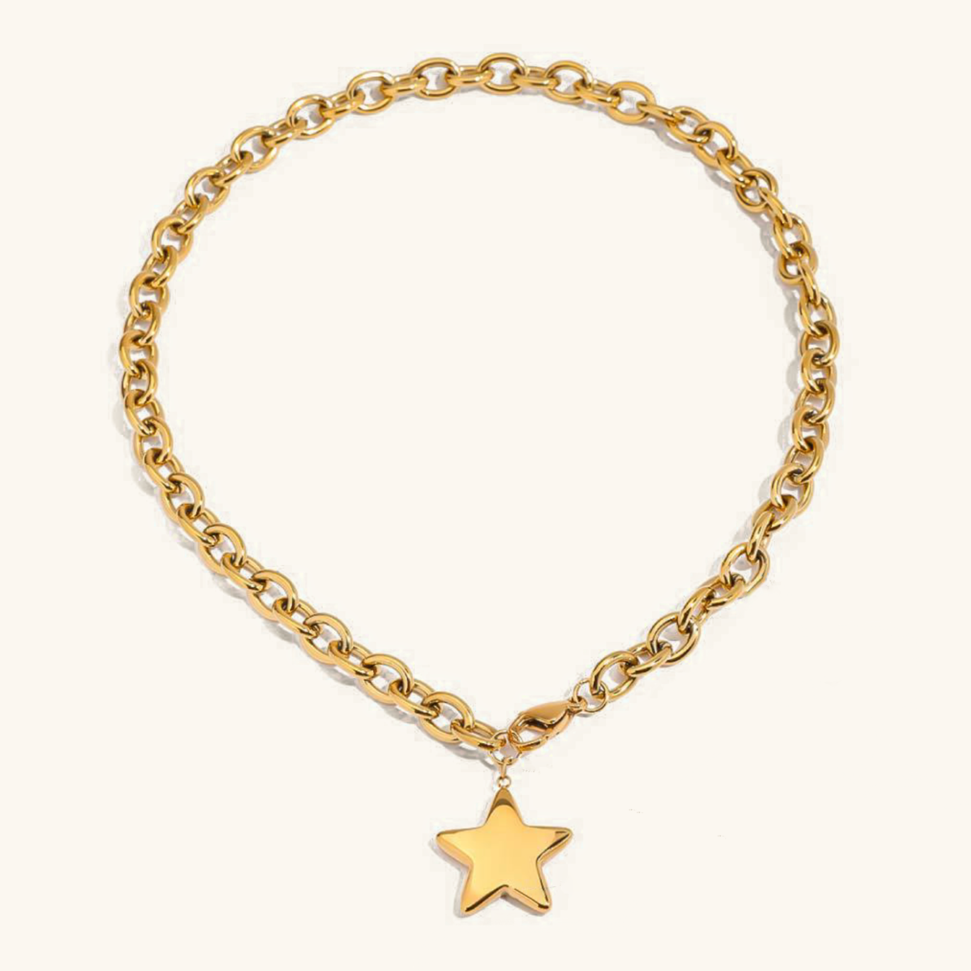 Celestial Radiance Gold Pendant