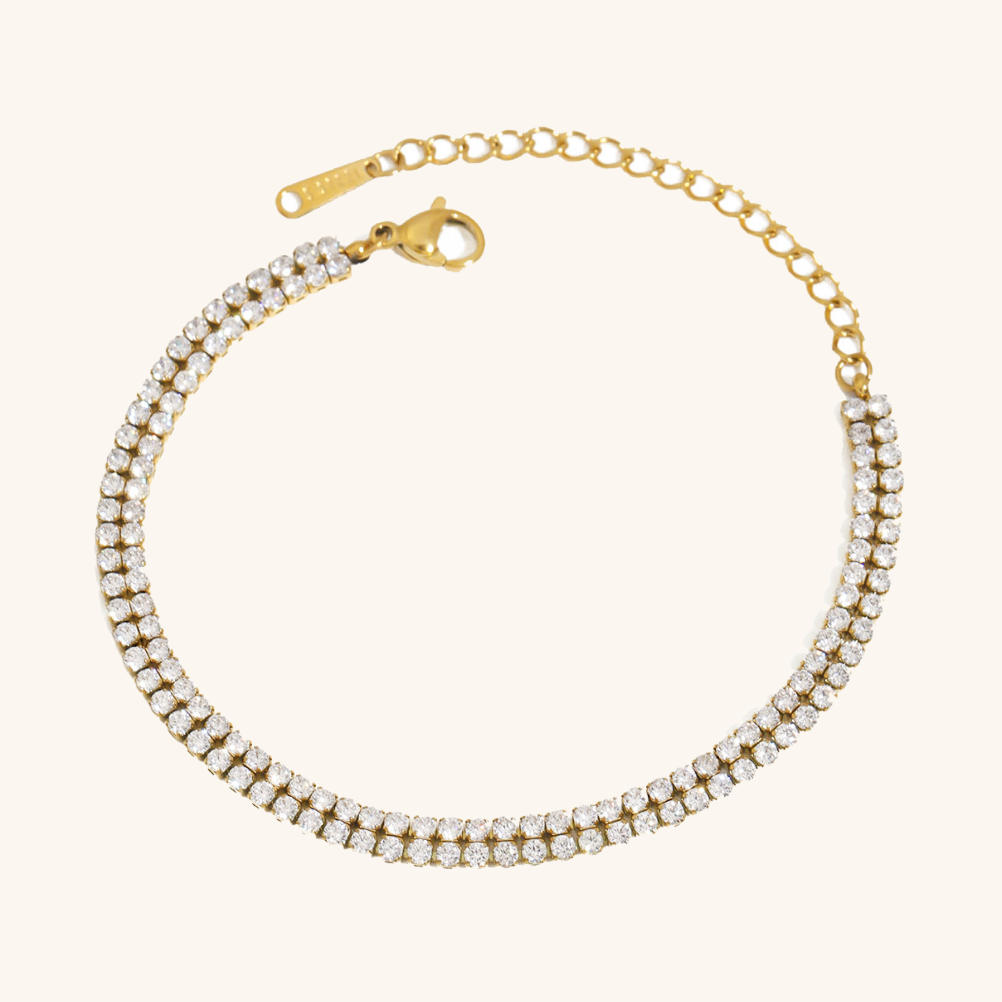Celene Double Row Tennis Bracelet