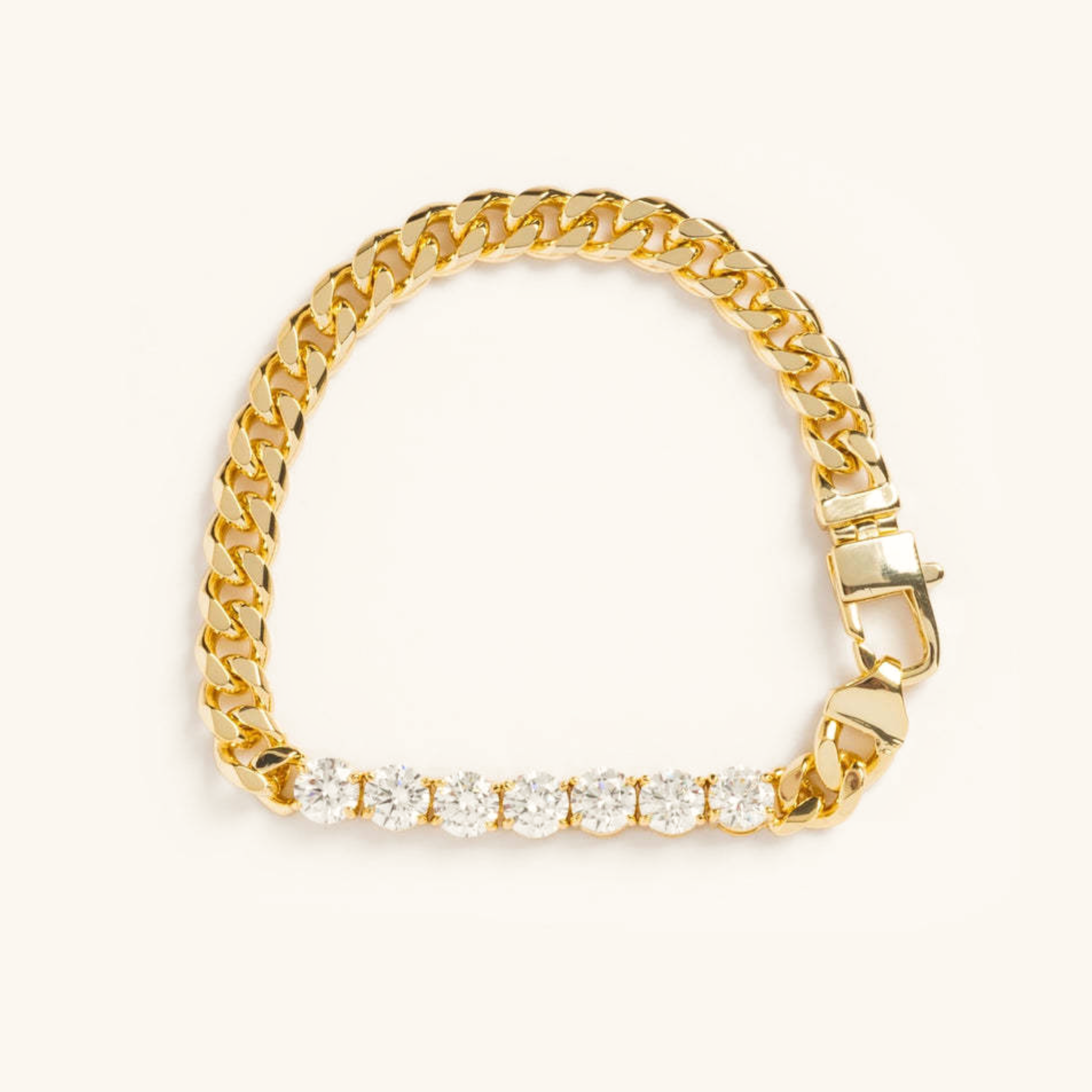 Maelle Radiant Diamond Chain Bracelet