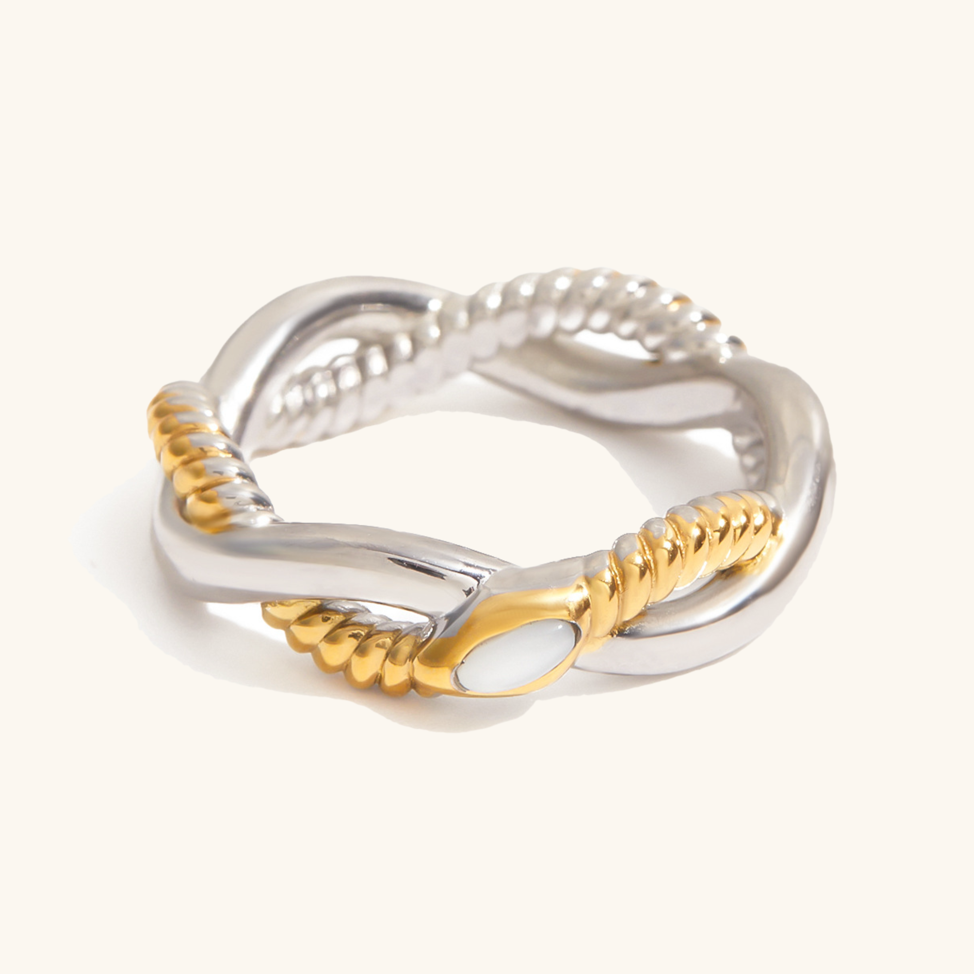 Twisted Elegance Ring