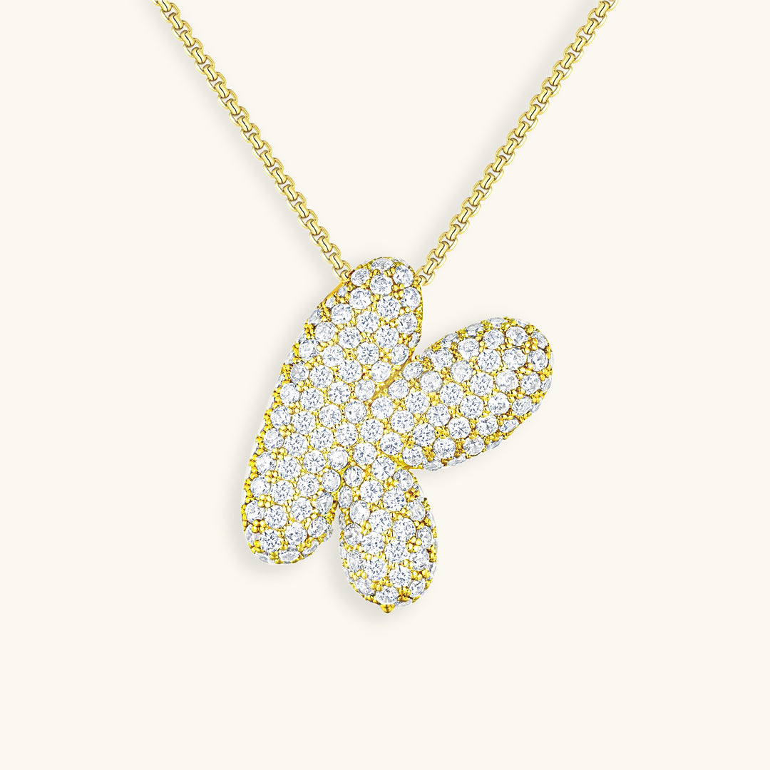 Bespoke Diamond Initial Pendant Necklace