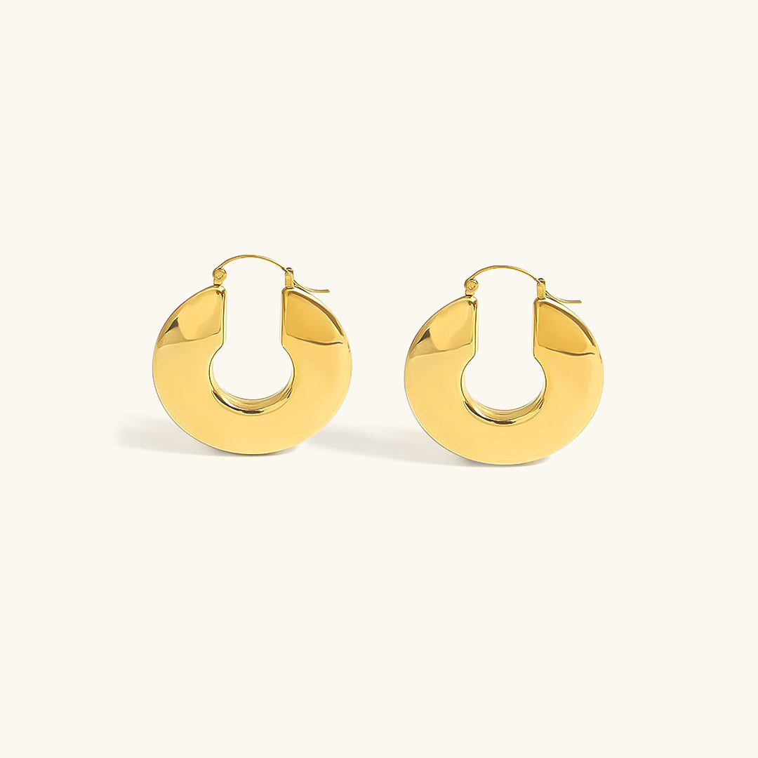 Statement Chunky Gold Hoops