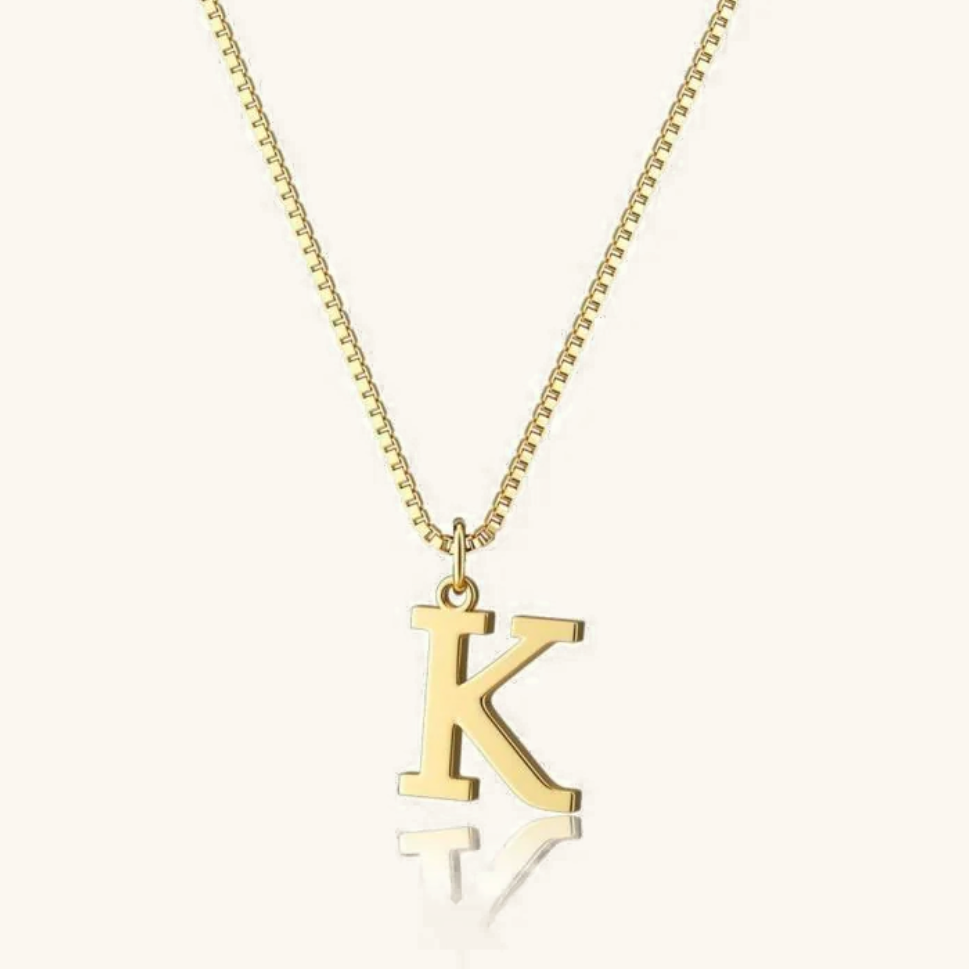 Personalized Initial Gold Necklace