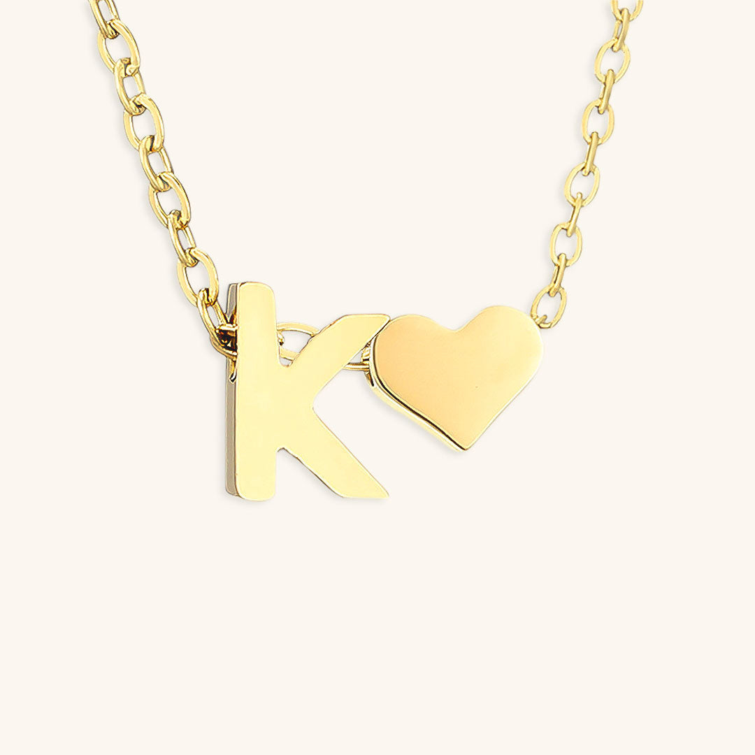 Personalized Initial Gold Necklace