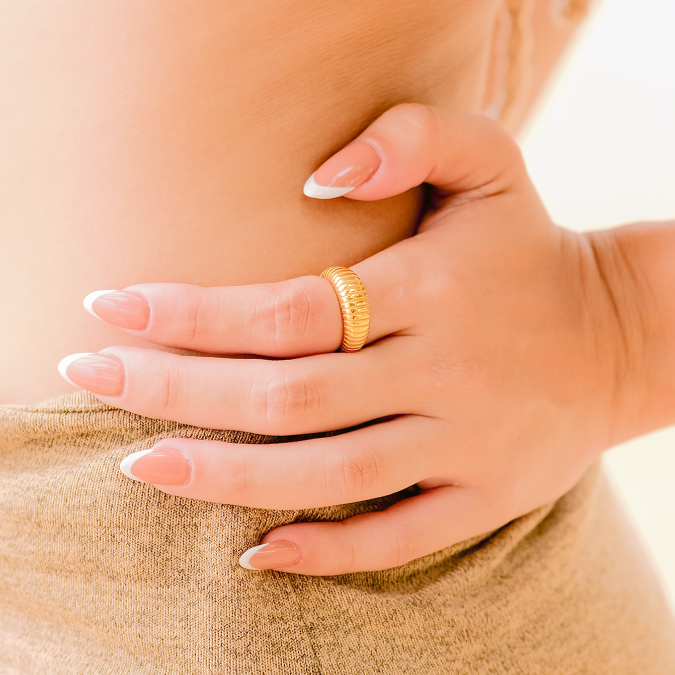 Ethereal Gold Band Ring