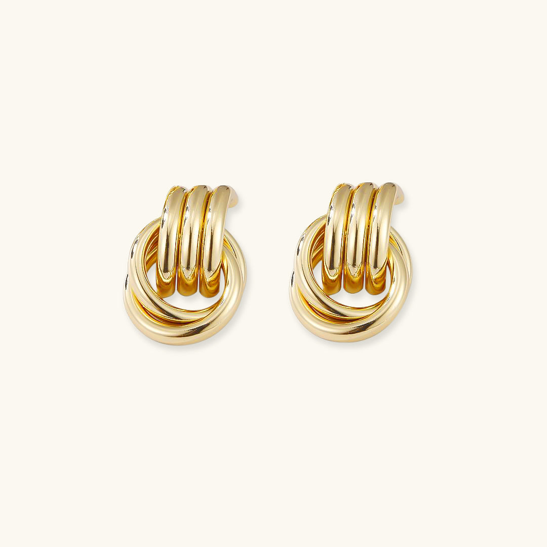 Elegant Aurora Layered Hoops