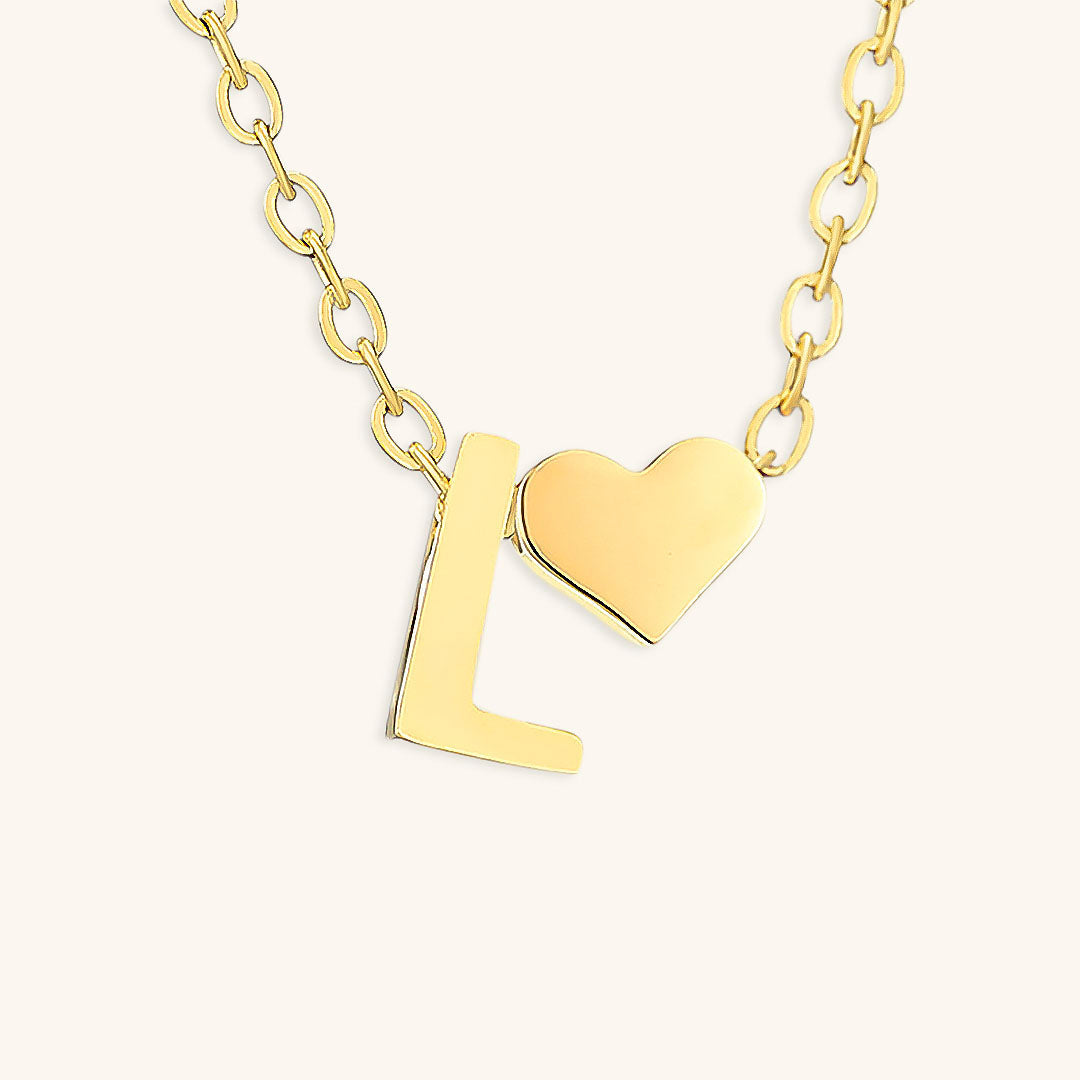 Personalized Initial Gold Necklace