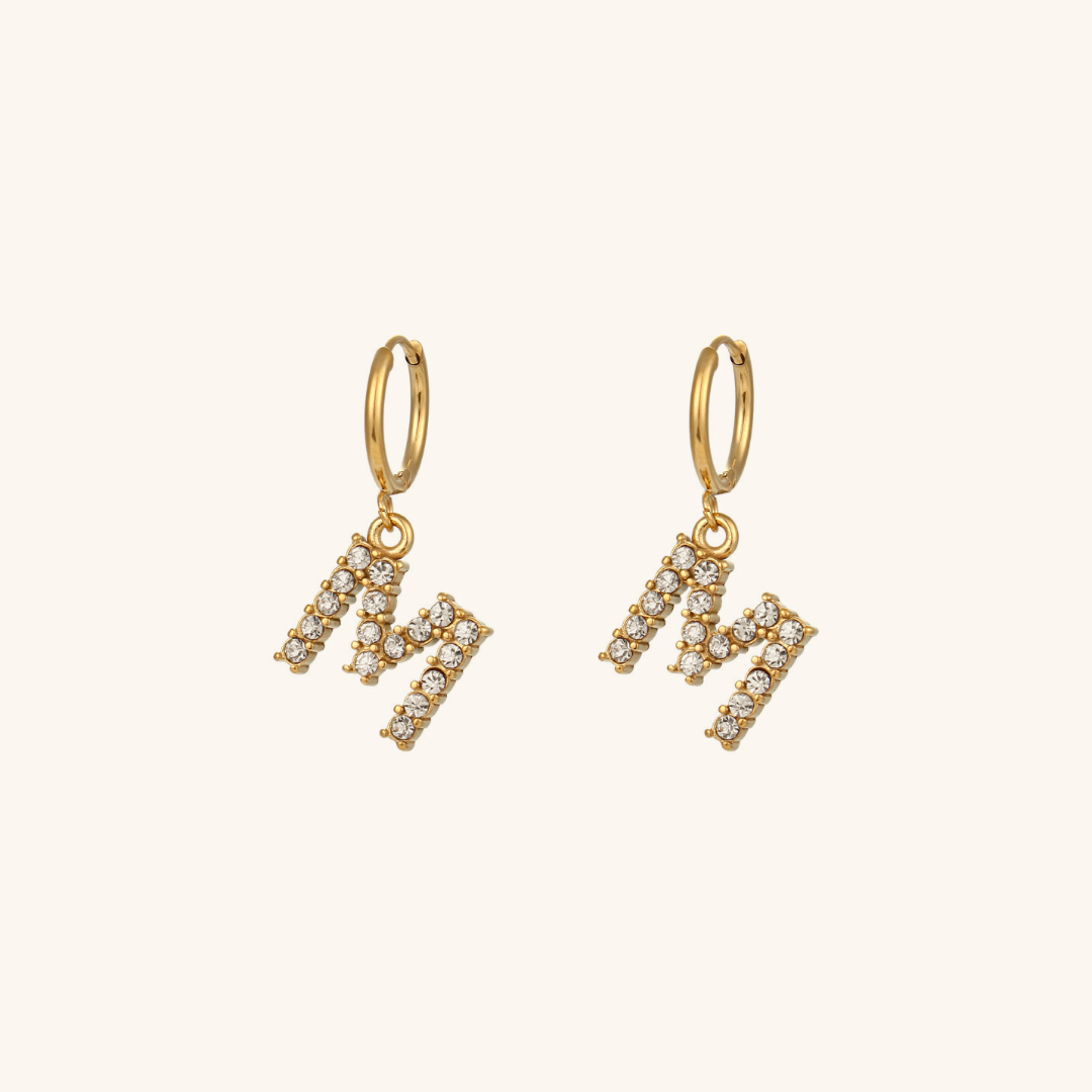 Bespoke Initial Charm Earrings