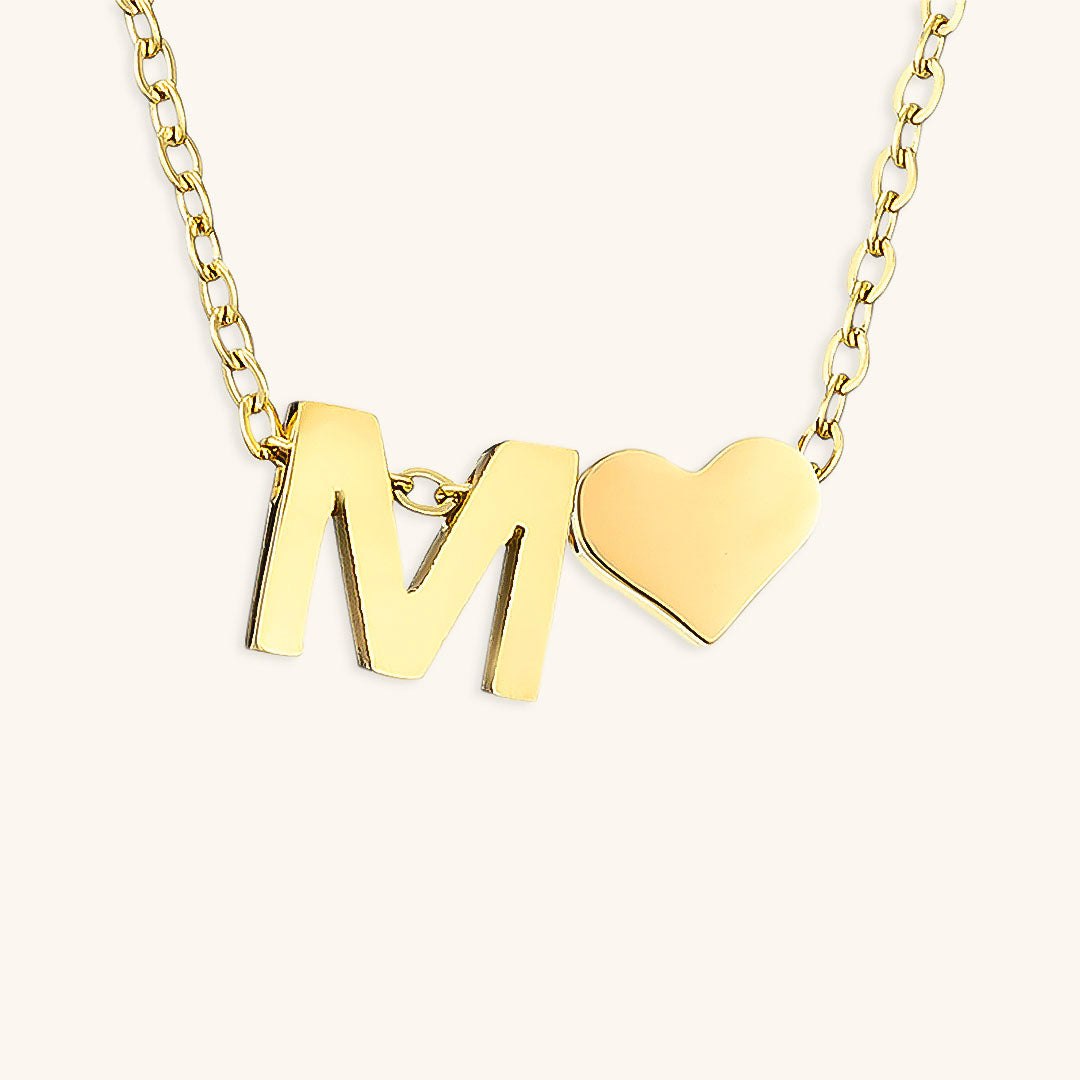 Personalized Initial Gold Necklace