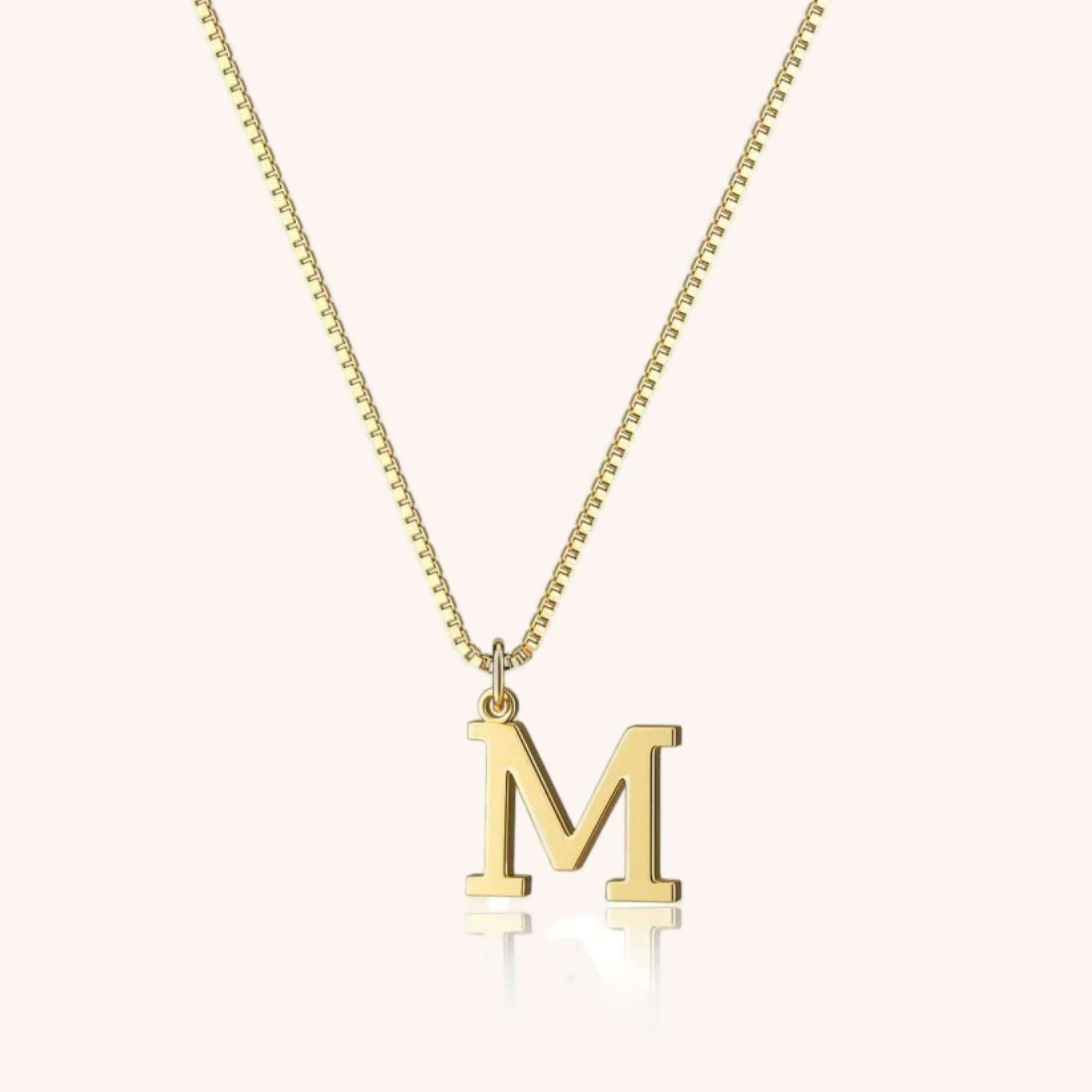 Personalized Initial Gold Necklace