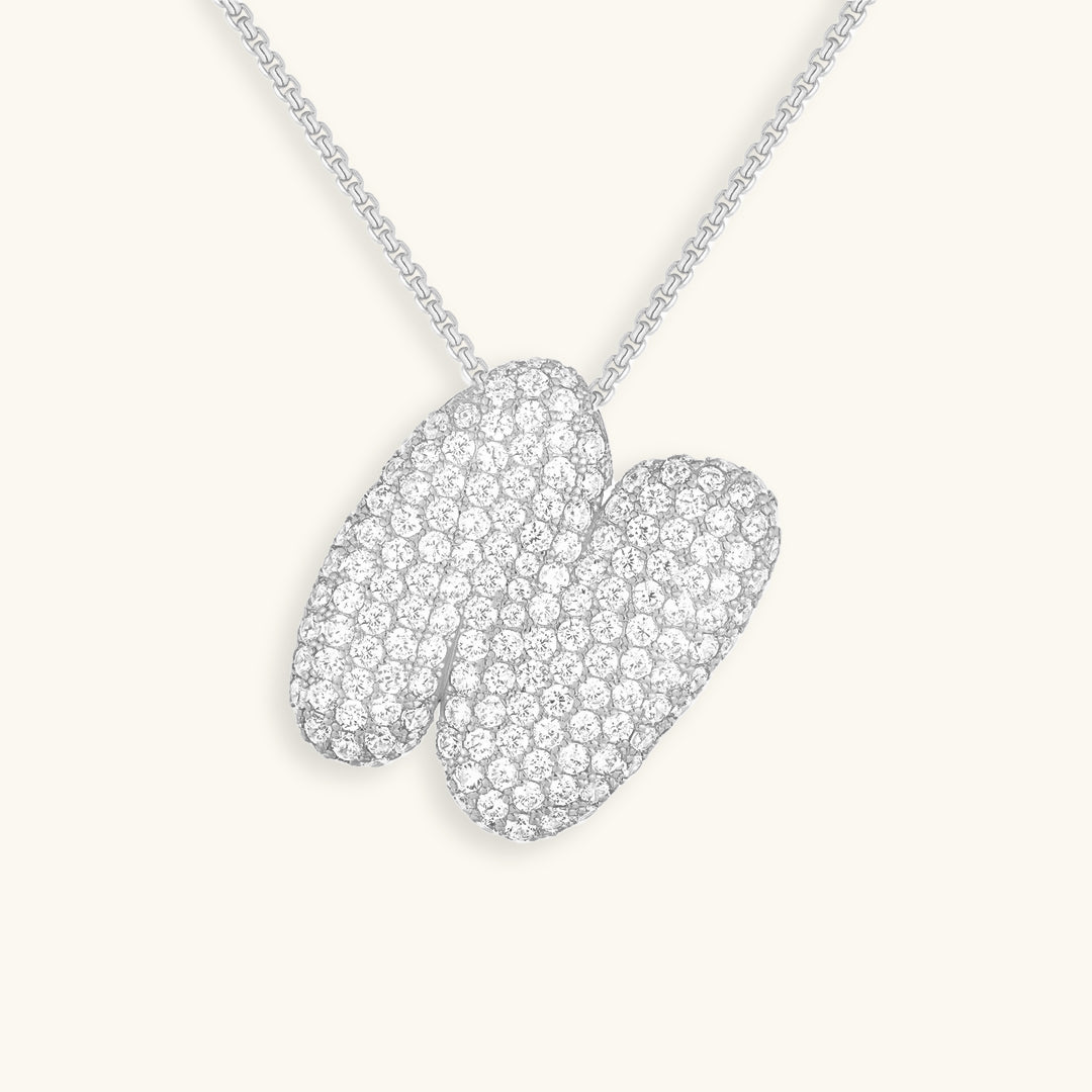 Bespoke Diamond Initial Pendant Necklace
