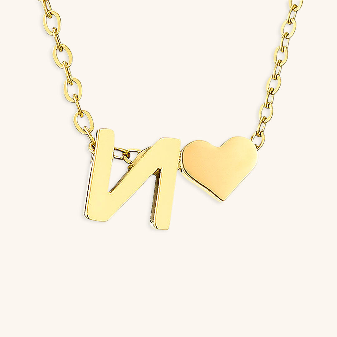 Personalized Initial Gold Necklace